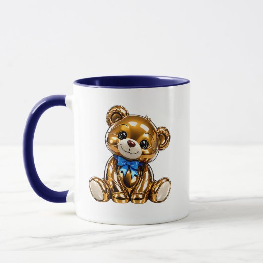 Cute Teddy Bear Illustration マグカップ (左)