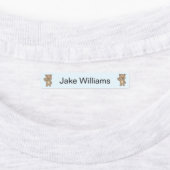 Cute Teddy Bear Kids' Name Clothing School Labels ラベル (貼付)