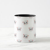 Cute Teddy Bear Pattern Mug|Adorable Aesthetic Mug マグカップ (中央)