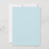 Cute Teddy Bear Personalized Birthday Invitation 招待状 (裏面)