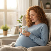 Cute Teddy Bear Reading Book Next Chapter Mom Gift コーヒーマグカップ