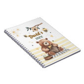  Cute teddy bear school notebook with jar of honey ノートブック (右側)