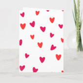 Cute Teddy Bear Sweet Hugs & Kisses Greeting Card  カード (裏面)