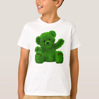 Cute Teddy Bear, Teddybär, green, grün Tシャツ