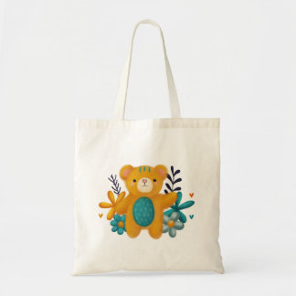 Cute Teddy Bear Tote Bag – Kawaii Design トートバッグ