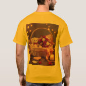 Cute Teddy Rose Basket Valentines Day Graphic Tシャツ (裏面)