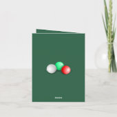 Cute Teddy Themed Christmas Card シーズンカード (裏面)