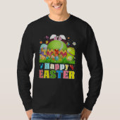 Cute Tennis Ball Hatched From Egg Easter Day Men B Tシャツ (正面)