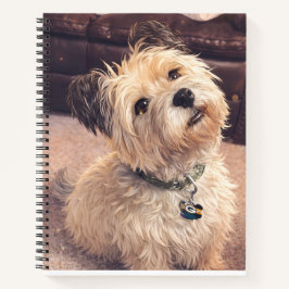 Cute Terrier Dog Small Notepad ノートブック