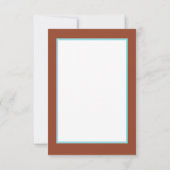 Cute thank you beaver Notecard サンキューカード (裏面)