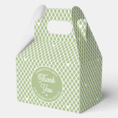 Cute Thank You Birthday Name Any Age Pretty Green フェイバーボックス (正面)