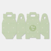 Cute Thank You Birthday Name Any Age Pretty Green フェイバーボックス (見開き)