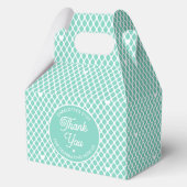 Cute Thank You Birthday Name Any Age Pretty Mint フェイバーボックス (正面)