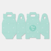 Cute Thank You Birthday Name Any Age Pretty Mint フェイバーボックス (見開き)