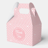 Cute Thank You Birthday Name Any Age Pretty Pink フェイバーボックス (正面)