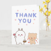 Cute thank you Card カード (黄色い花)