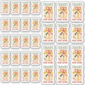 Cute Thanks for Your Order Christmas Present 32 シール (正面)