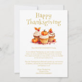 Cute Thanksgiving Cupcakes Collage 8 Photos  シーズンカード (正面)