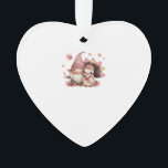 Cute Thanksgiving Gnome with Turkey Illustration C オーナメント<br><div class="desc">Cute Thanksgiving Gnome with Turkey Illustration Classic T-Shirt</div>