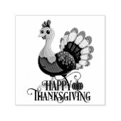 Cute Thanksgiving Turkey セルフインキングスタンプ (デザイン)