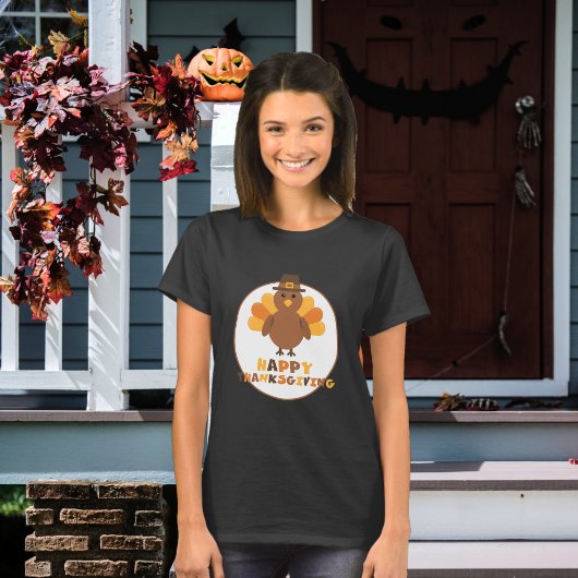 Cute Thanksgiving Turkey Holiday  Tシャツ