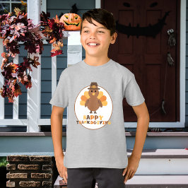 Cute Thanksgiving Turkey Holiday  Tシャツ