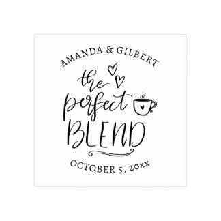 Cute The Perfect Blend Handwritten Script   ラバースタンプ