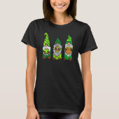Cute Three Gnome Shamrocks Saint Patrick's Day Men Tシャツ (正面)