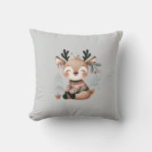 Cute throw pillow  クッション (正面)
