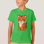 Cute Tiger Cub Tシャツ (正面)