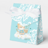 Cute Tiger Hot Air Balloon thank you Favor Box フェイバーボックス (正面サイド)