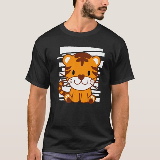 Cute Tiger I Baby Tiger I Tiger I Kids Tiger 1 Tシャツ (正面)