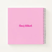 Cute Tiger Notebook ノートブック (裏面)