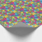 Cute tiled melting ice cream pattern  ラッピングペーパー (角)