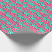 Cute tiled melting ice cream pattern  ラッピングペーパー (角)