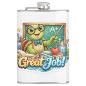 Cute Tiny Turtle フラスク (正面)