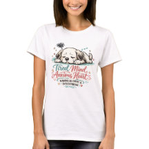 Cute Tired Dog Anxiety Shirt – Aesthetic Gift