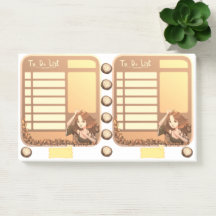 Cute To Do List Anime Notepad