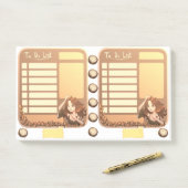 Cute To Do List Anime Notepad ポストイット (デスク)