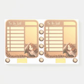 Cute To Do List Anime Notepad ポストイット (正面)