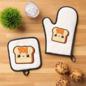 Cute Toast  鍋つかみ&鍋敷きセット (トップダウン)