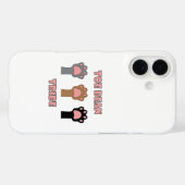 Cute Toe Bean Cat Paw Trio Design Case-Mate iPhoneケース (裏面 (横))