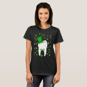 Cute Tooth Leprechaun Hat Dental Squad St Patrick' Tシャツ (正面フル)