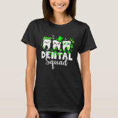 Cute Tooth Leprechaun Hat Dental Squad St Patrick Tシャツ (正面)