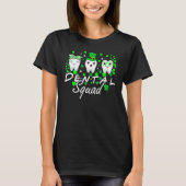Cute Tooth Leprechaun Hat Dental Squad St Patrick' Tシャツ (正面)