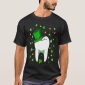 Cute Tooth Leprechaun Hat Dental Squad St Patrick' Tシャツ (正面)