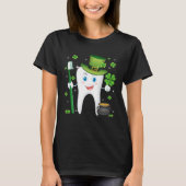 Cute Tooth With Hat Dental Assistant  St Patricks  Tシャツ (正面)