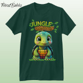 Cute Tortoise Box Turtle Animal Character Green 🐢 Tシャツ
