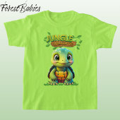 Cute Tortoise Box Turtle Animal Character Green 🐢 Tシャツ