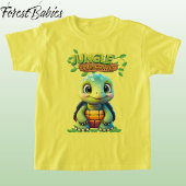 Cute Tortoise Box Turtle Animal Character Yellow🐢 Tシャツ